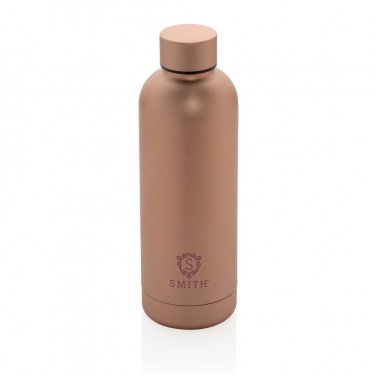 Logo trade business gifts image of: Impact stainless steel double wall vacuum bottle