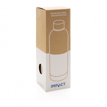Logo trade corporate gifts image of: Impact stainless steel double wall vacuum bottle