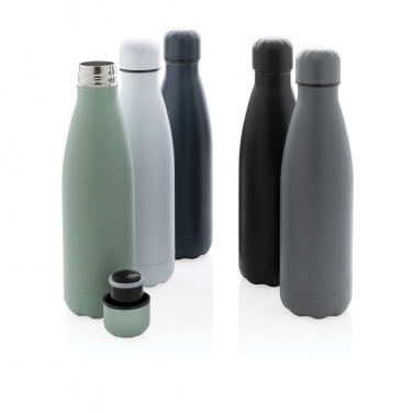 Logo trade promotional giveaway photo of: Solid colour vacuum stainless steel bottle 500 ml