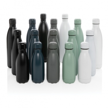 Logo trade promotional gifts picture of: Solid colour vacuum stainless steel bottle 500 ml
