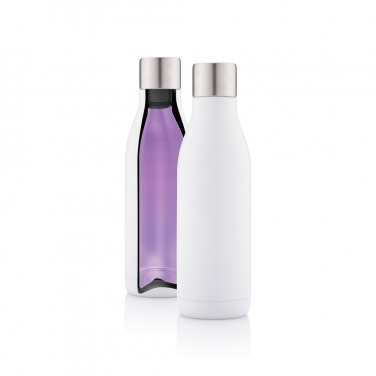 Logo trade promotional products image of: UV-C steriliser vacuum stainless steel bottle