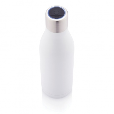 Logo trade promotional items image of: UV-C steriliser vacuum stainless steel bottle