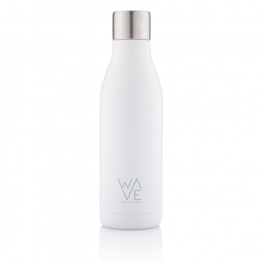 Logo trade promotional gift photo of: UV-C steriliser vacuum stainless steel bottle
