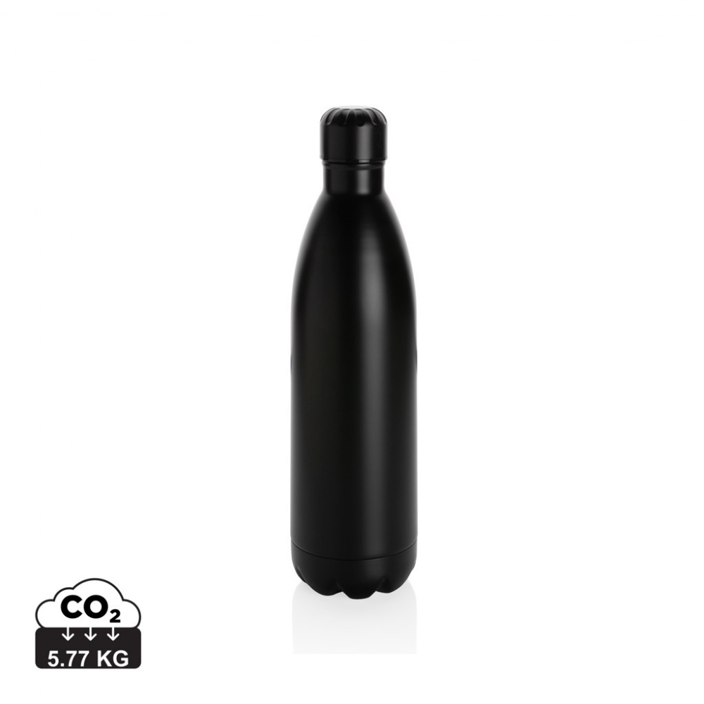 Logotrade promotional giveaway image of: Solid colour vacuum stainless steel bottle 1L