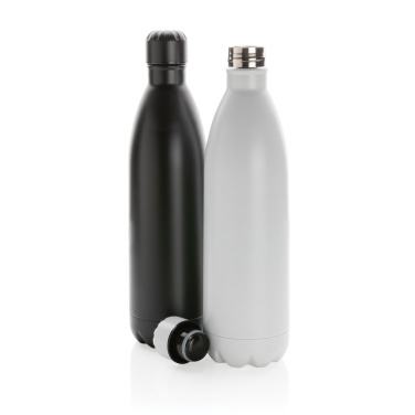 Logo trade promotional giveaways picture of: Solid colour vacuum stainless steel bottle 1L