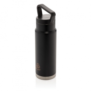 Logo trade corporate gift photo of: Leakproof vacuum on-the-go bottle with handle