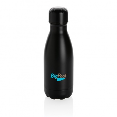 Logo trade promotional items picture of: Solid colour vacuum stainless steel bottle 260ml