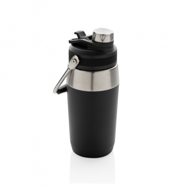 Logo trade promotional giveaways picture of: Vacuum stainless steel dual function lid bottle 500ml