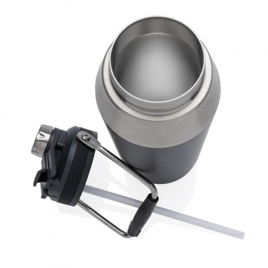Logotrade promotional gift image of: Vacuum stainless steel dual function lid bottle 1L