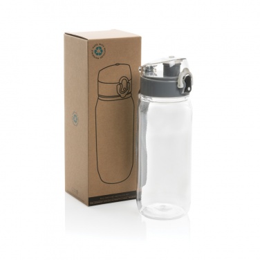 Logo trade advertising products image of: Yide RCS Recycled PET leakproof lockable waterbottle 600ml