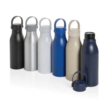Logo trade promotional giveaways image of: Pluto RCS Certified recycled aluminium bottle 680ml