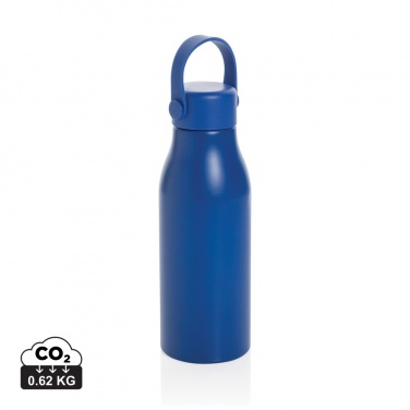 Logo trade promotional products image of: Pluto RCS Certified recycled aluminium bottle 680ml