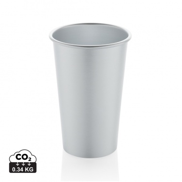 Logotrade promotional gift image of: Alo RCS recycled aluminium lightweight cup 450ml