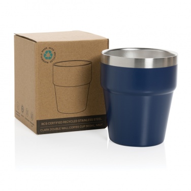 Logo trade advertising product photo of: Clark RCS double wall coffee cup 300ML
