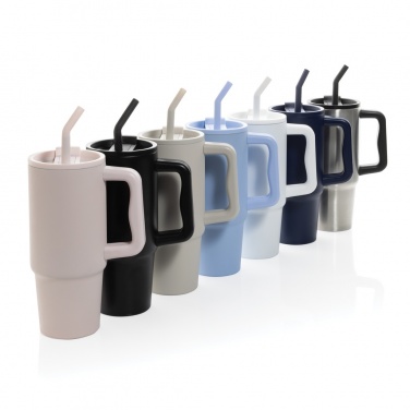 Logo trade promotional items image of: Embrace deluxe RCS recycled stainless steel tumbler 900ml