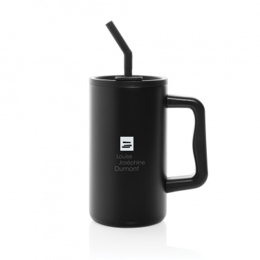 Logotrade promotional item image of: Cube RCS certified recycled steel mug 800ml
