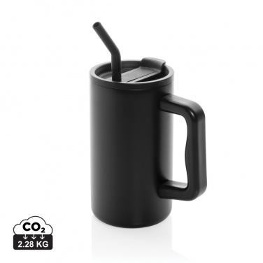 Logotrade promotional product picture of: Cube RCS certified recycled steel mug 800ml