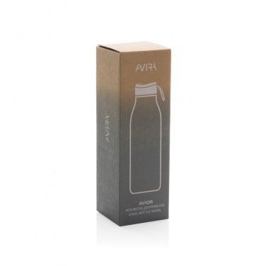Logotrade promotional products photo of: Avira Avior RCS Re-steel bottle 500 ML