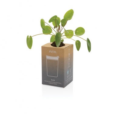 Logo trade advertising products picture of: Avira Alya RCS Re-steel tumbler 300 ml