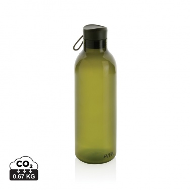 Logo trade promotional merchandise photo of: Avira Atik RCS Recycled PET bottle 1L