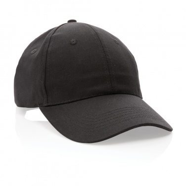 Logo trade promotional item photo of: Impact 6 panel 190gr Recycled cotton cap with AWARE™ tracer