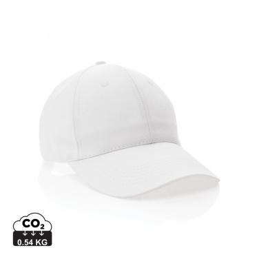 Logotrade promotional gift image of: Impact 6 panel 190gr Recycled cotton cap with AWARE™ tracer