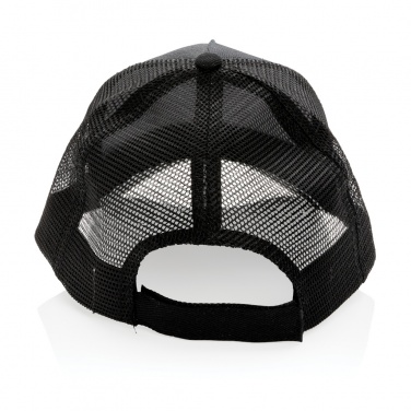 Logo trade promotional items image of: Impact AWARE™ Brushed rcotton 5 panel trucker cap 190gr