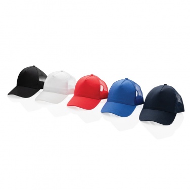 Logotrade promotional giveaways photo of: Impact AWARE™ Brushed rcotton 5 panel trucker cap 190gr