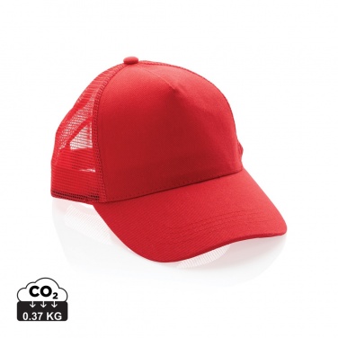 Logotrade promotional merchandise photo of: Impact AWARE™ Brushed rcotton 5 panel trucker cap 190gr