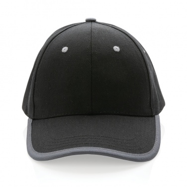 Logo trade promotional items picture of: Impact AWARE™ Brushed rcotton 6 panel contrast cap 280gr