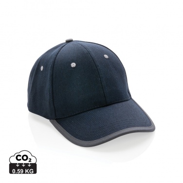 Logo trade advertising products picture of: Impact AWARE™ Brushed rcotton 6 panel contrast cap 280gr