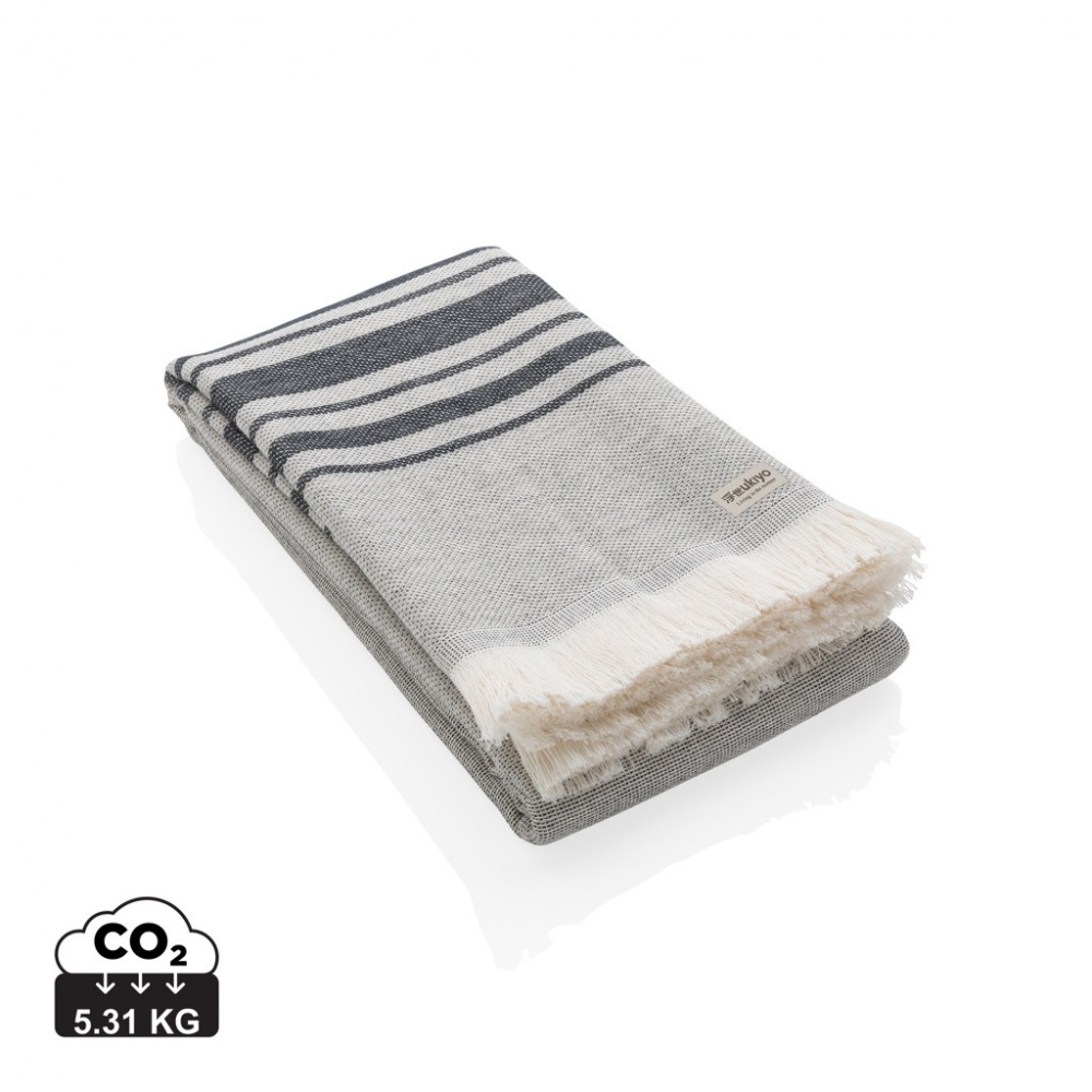 Logotrade promotional merchandise picture of: Ukiyo Yumiko AWARE™ Hammam Towel 100 x 180cm