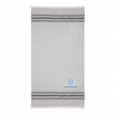 Logo trade promotional gifts image of: Ukiyo Yumiko AWARE™ Hammam Towel 100 x 180cm