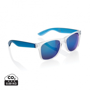Logotrade promotional gift picture of: Gleam RCS recycled PC mirror lens sunglasses