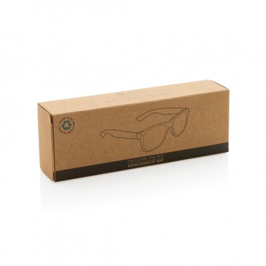 Logo trade advertising products picture of: GRS recycled PC plastic sunglasses with cork