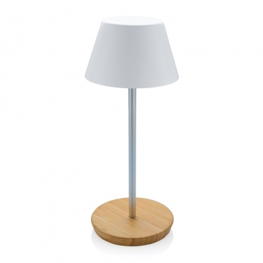 Logotrade corporate gift image of: Pure Glow RCS usb-rechargeable recycled plastic table lamp