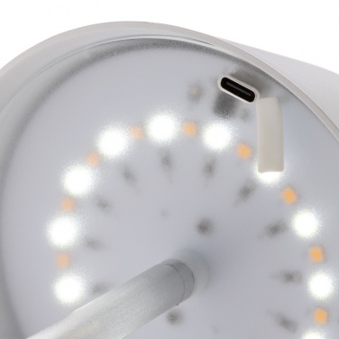 Logo trade advertising products image of: Pure Glow RCS usb-rechargeable recycled plastic table lamp