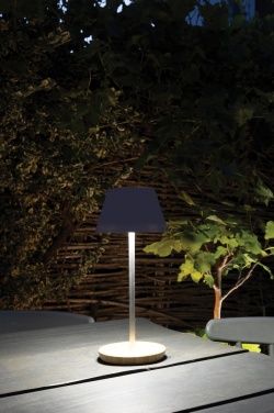 Logotrade promotional item picture of: Pure Glow RCS usb-rechargeable recycled plastic table lamp