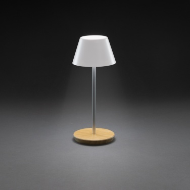 Logotrade promotional merchandise picture of: Pure Glow RCS usb-rechargeable recycled plastic table lamp