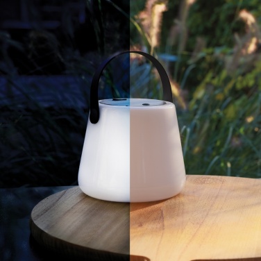 Logo trade corporate gift photo of: SolarGlow RCS recycled ABS USB-rechargeable outdoor light