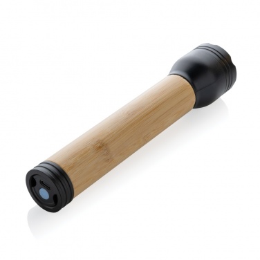 Logo trade promotional products picture of: Lucid 5W RCS certified recycled plastic & bamboo torch