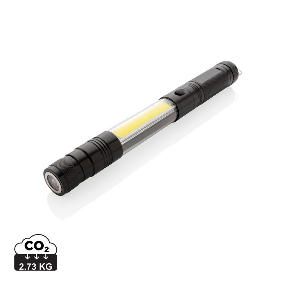 Logotrade promotional giveaway picture of: Large telescopic light with COB
