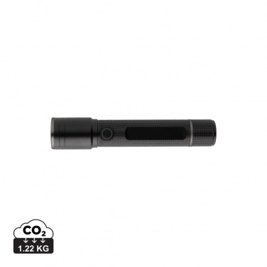 Logotrade promotional merchandise picture of: Gear X RCS recycled aluminum USB-rechargeable torch