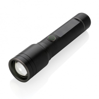 Logotrade promotional item picture of: RCS recycled aluminum USB-rechargeable heavy duty torch