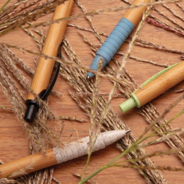 Logo trade promotional gifts image of: Bamboo & wheat straw pen