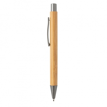 Logo trade promotional products image of: Slim design bamboo pen