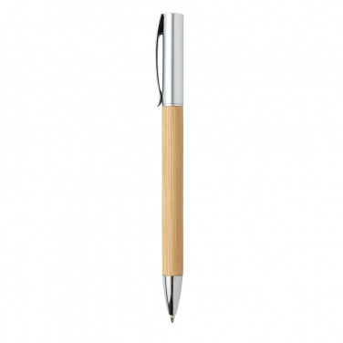 Logo trade promotional giveaway photo of: Modern bamboo pen