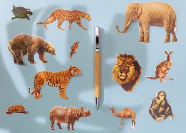 Logotrade promotional giveaway image of: Modern bamboo pen