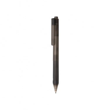 Logotrade promotional gift image of: X9 frosted pen with silicone grip
