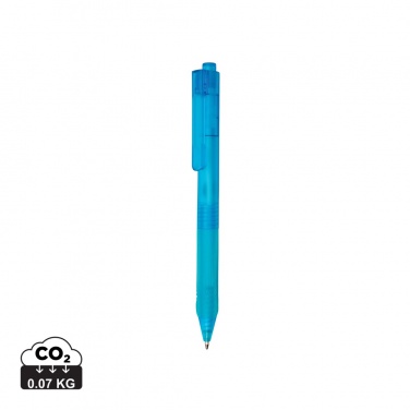 Logotrade promotional product image of: X9 frosted pen with silicone grip